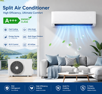Aire Acondicionado Split Inverter A+++ con Certificación Europea, 12000-24000 BTU, Bomba de Calor, Montaje en Pared, para el Hogar