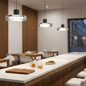 Lustre de style <span class=keywords><strong>scandinave</strong></span> minimaliste en fer pour hôtel, restaurant, <span class=keywords><strong>cuisine</strong></span>, <span class=keywords><strong>décoration</strong></span> de plafond, luminaires LED suspendus, <span class=keywords><strong>décoration</strong></span> intérieure - Product Image 6