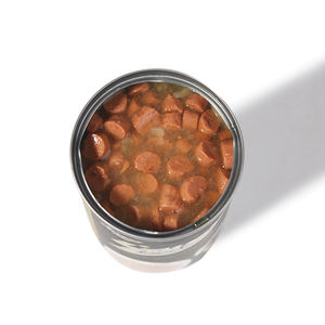 Lata húmeda de comida para gatos, 400g, con logotipo privado, partículas de carne en trozos, comida para gatos en lata - Product Image 3