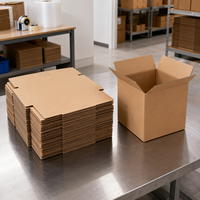 Boîtes aux lettres en carton ondulé personnalisables, matériaux recyclés, impression quadricolore 80g/m² pour l'emballage et le transport en détail