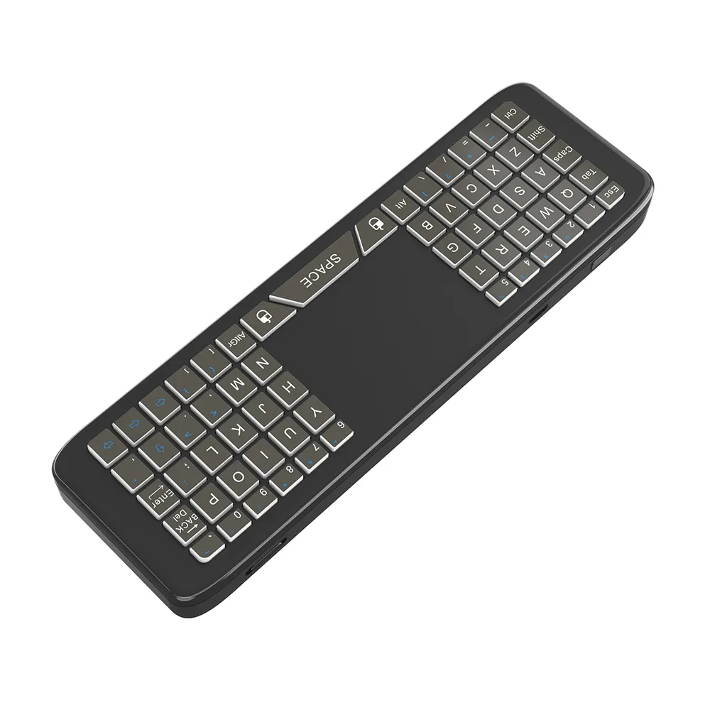 2.4G Mini Wireless Keyboard with Touchpad Mouse Lightweight Portable with USB Receiver Remote Controller