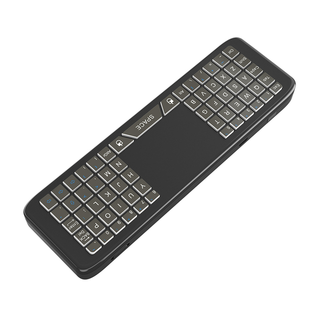 Cherry New 2.4G Mini Wireless Keyboard 87 Keys Touchpad LED Lightweight Portable USB Receiver