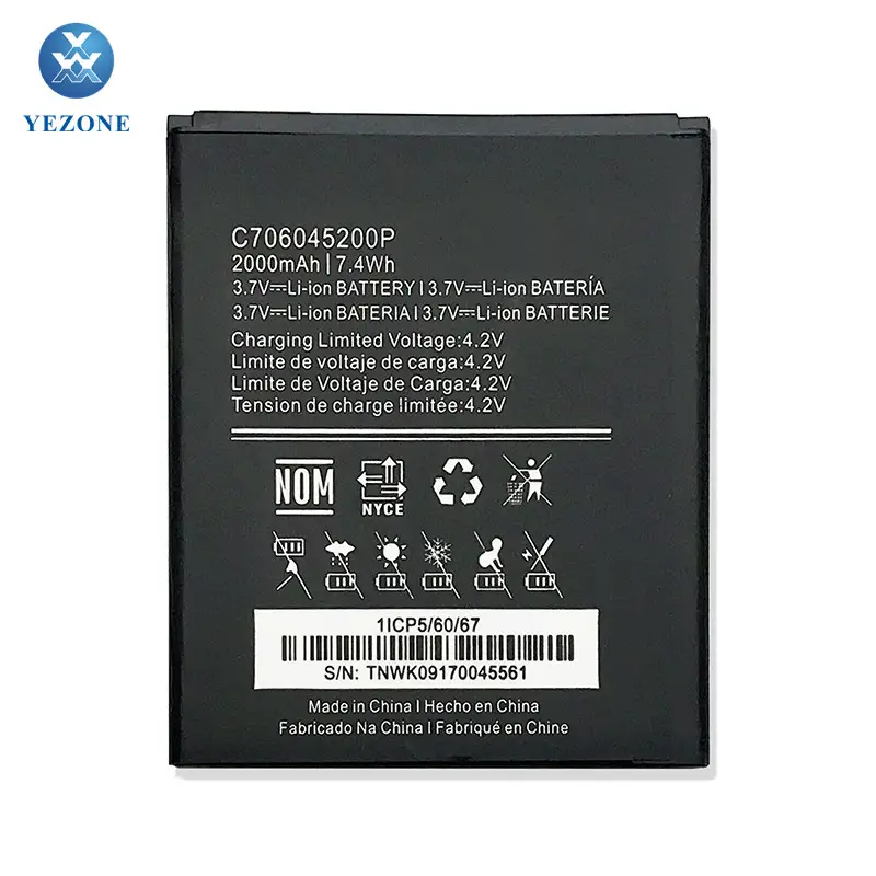 100% neuf batteries de téléphone portable pour blu D890U