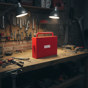 Caja de Herramientas Usag 612 Xxl Roja, Caja de Almacenamiento de Metal - Product Image 3