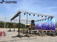 Estructura Modular de Acero Resistente para Escenarios, Soporte de Trípode, Marco Modular de Instalación Rápida para Conciertos en Vivo