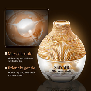 Vente en gros de crème réparatrice perlée 70g SADOER Crème hydratante nourrissante anti-âge au collagène Lotion crème blanchissante visage pour le visage - Product Image 4