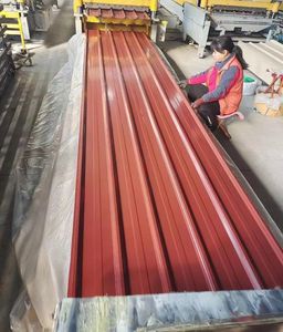 Hoja de metal corrugado para techo Ppgi Calibre 28 Placa de hojas de techo de zinc laminado en frío de 0,5mm - Product Image 3