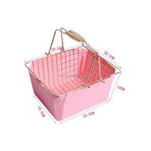 RH-BMH9G 285*225*140Mm 9L Kích Thước Trung Bình Giỏ Hàng Dây Vàng - Product Image 5