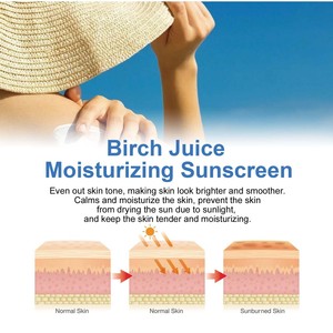 Crème solaire corporelle de haute qualité à l'extrait de plantes SPF 50, vitamine E naturelle, hydratante et nourrissante, 50 ml, pour tous types de peau - Product Image 4
