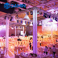 Estructura de Aluminio para Escenario, Estación de DJ, Estructura Metálica para Exteriores, Pantalla LED para Eventos, Sistema de Elevación con Soporte de Suelo