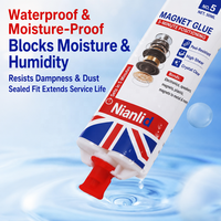 Adhésif structurel Nianlida 50 ml, adhésif époxy pour collage magnétique, fixation magnétique, facile à appliquer, -40 à 130 °C, transparent