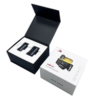 Boîte cadeau de luxe personnalisée à couvercle rabattable, plateau en pulpe de papier écologique, insert en pulpe moulée à froid pour la protection des appareils électroniques
