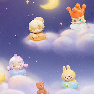 POP MART Blind Box Peluche da Collezione 100% Originale, Serie POPBEAN Goodnight, Night Sky, Figurine in Scatola Misteriosa - Product Image 5