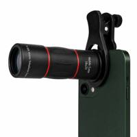 Télescope portable 18X25 pour l'extérieur, très vendu, objectif téléobjectif externe 28X pour téléphone portable, télescope monoculaire HD pour l'observation des oiseaux