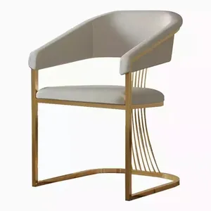 베스트 셀러 북유럽 식당 의자 가죽 금속 의자 designDining 의자