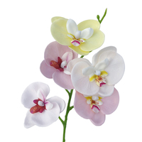 Coffret Cadeau Fleur Eternelle Décorations de Parfum Élégantes Declarity Fleurs Artificielles Nouveau Papillon Orchidée Savon Fleurs
