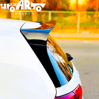 Extension de spoiler de voiture HS, style Clubsport, en carbone, pour Volkswagen Golf 7 7.5 GTI R