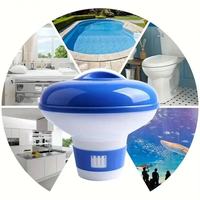 Distributeur automatique de produits chimiques pour piscine de 5 pouces, boîte à produits chimiques flottante, fournitures de nettoyage de piscine en comprimés