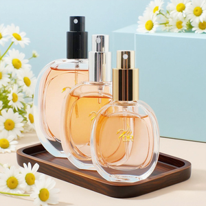 <strong>New</strong> <strong>Design</strong> Luxury Custom Glass Bottle Cosmetic Color and Package Empty clear 30ml 50ml 100ml with Gift Box for <strong>Perfume</strong> Gift - Product Image 6