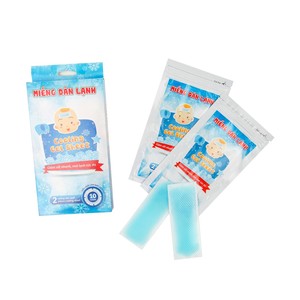 Parches de hidrogel a base de hierbas naturales <span class=keywords><strong>para</strong></span> aliviar el <span class=keywords><strong>dolor</strong></span> muscular Reducción de la fiebre y muestra de enfriamiento de paquetes calientes y fríos - Product Image 3