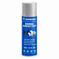 Spray de marquage animal efficace pour l'identification du bétail, peinture de marquage rapide pour les queues de porcs, bovins et ovins, aérosol
