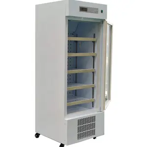 2-8 Degree 260 L Medical Refrigerator Fridge Pharmacy Pharmaceutical Refrigerator Glass With No Frost