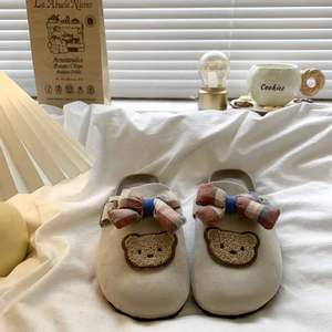 Sabots en daim de vache personnalisés pour femmes réglable sans lacet lit de pied en liège maison pantoufles soutien de la voûte plantaire anti-dérapant bois EVA - Product Image 4