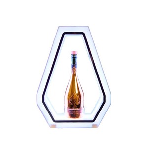 Type <b>Light</b> Acrylic Wine Rack Diamond Shape <b>Led</b> Lighting For <b>Bar</b> Restaurant Display - Product Image 4