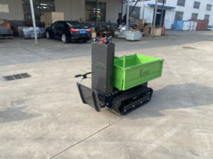 Chinois Heavy Duty <span class=keywords><strong>Électrique</strong></span> Mini Dumper 500kg Capacité Pliant Construction <span class=keywords><strong>Brouette</strong></span> Avec Roulement Sur Chenilles Chargeur Mouvement - Product Image 5