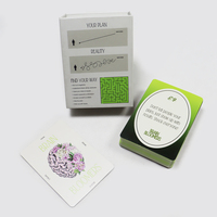 Affermazioni Positive quotidiane stampate personalizzate migliorano le emozioni Carte di vendita calda della fabbrica per adulti affermazioni citazioni gioco di carte
