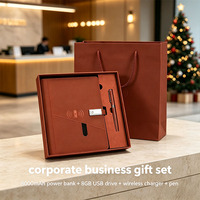 Coffret de présentation personnalisé avec logo, bloc-notes à chargement sans fil et stylo, ensemble publicitaire pour cadeaux d'entreprise