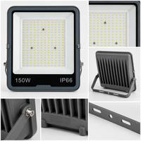 Projecteurs LED Slim Suspendus pour Grue Commerciale, 150W, IP66, Anti-Corrosion, Aluminium de Haute Qualité, pour Chantier de Construction