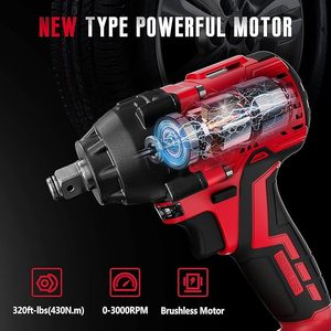 Mpact-cortacésped mpact, río AX orque 320 lbs t-lbs (430N.m) con 20V rushless Motor 4.0Ah i-ion Battery con AST Harger - Product Image 2