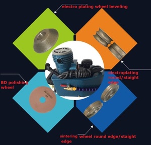 Ligne de machines de polissage circulaire <span class=keywords><strong>Po5</strong></span> pour le chanfreinage vertical du verre et le façonnage des biseaux pour miroirs LED - Product Image 4