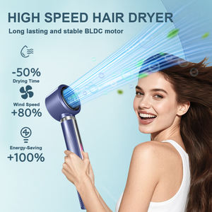 Vente en gros 5 en 1 Ensemble de sèche-cheveux styliste et <span class=keywords><strong>brosse</strong></span> à air chaud personnalisable volumateur à ions négatifs - Product Image 2