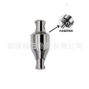 Anillas giratorias sin rodamientos de Guzhen Chengyi, niqueladas, con ojo a ojo, para accesorios de pesca en barco oceánico. - Product Image 3