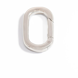 Fermoir à ressort en acier inoxydable à formes variées, motif meander, traitement goutte d'huile pour la fabrication de bracelets et apprêts de bijoux - Product Image 4