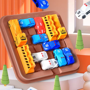 Hot Selling Puzzle Smart Toy Family Interactive Police Building Car Puzzle Building <strong>Block</strong> <strong>Logic</strong> <strong>Game</strong> - Product Image 3