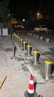 Borne de stationnement automatique escamotable avec télécommande, étanche IP68, en acier inoxydable, anti-collision, vitesse de levage rapide en moins de 3 secondes