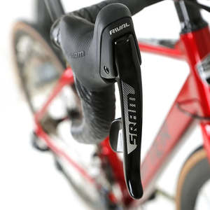 Vélo de route unisexe de haute qualité My Store 22 vitesses, rouge, cadre en aluminium 46 cm, roues 700c, fourche en acier V System, cadre en aluminium LB - Product Image 3