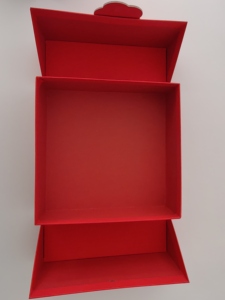 Red Cardboard Logo Design Paper Box for Gift Creative Paper Packaging Box - Product Image 2