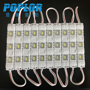 โมดูลไฟ LED ยี่ห้อ Poplor ใช้ไฟ DC 12V แสงสีขาวอบอุ่น 3500K สีแดง  อายุการใช้งาน 50,000 ชั่วโมง สำหรับป้ายโฆษณา - Product Image 1