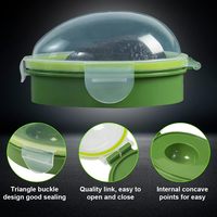Hot verkopende plastic avocado opbergdoos, fruit- en groentevershouder, voedselbewaarbak, keukenhulpje