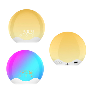 Reloj Despertador LED Ultra Moderno con Función de Simulación de Amanecer, Luz Nocturna Inteligente para Dormitorio, Decoración del Hogar - Product Image 6