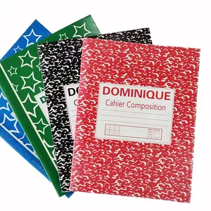 19*24,7 cm Schlussverkauf stationäres Schulzubehör schüler rotes kompositionsnotizbuch für studenten