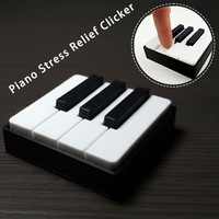 Vashine Mainan Fidget Piano Kotoran 3D Print, Mini Keyboard Mekanik Clicker, Mainan Sensorik Penghilang Stres Kreatif, Dekorasi, Hadiah Lucu