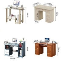 Wooden Desktop Computer Desk for Home Office and Bedroom Use Student Study & Writing Convertible Desk