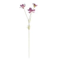 Fleurs artificielles en soie Coreopsis faites à la main, 3 têtes, couleur automne/Noël, pour centre de table de fête à domicile, mariage
