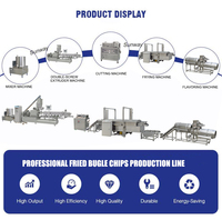 Ligne de production de machines pour la fabrication de snacks de maïs en forme de cône, équipement d'extrusion de chips de maïs Bugles