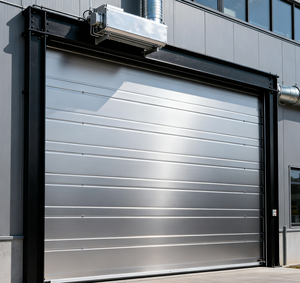 Puerta Enrollable Automática de Acero <span class=keywords><strong>Galvanizado</strong></span> con Aislamiento y Control Remoto, Resistente al Fuego, de Alta Calidad y Precio Económico JIANEE - Product Image 6